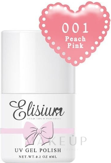 UV-Gelnagellack - Elisium UV Gel Polish — Bild 001 - Peach Pink