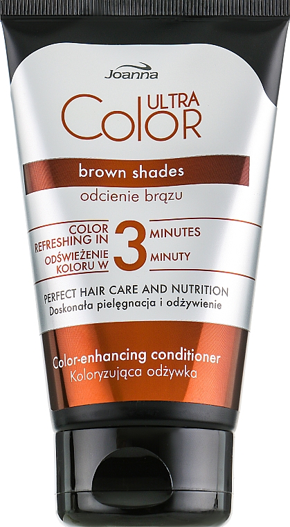 Farb-Conditioner zur Farberfrischung von Brauntönen - Joanna Ultra Color System Brown Shades