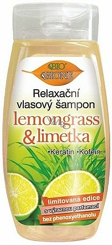 Shampoo mit Zitronengras und Limette - Bione Cosmetics Lemongrass & Lime Relaxing Hair Shampoo — Bild N1