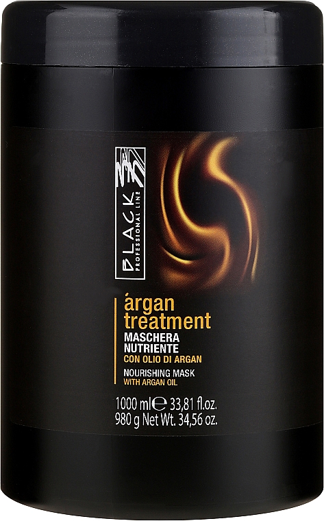 Nährende Haarmaske mit Arganöl - Black Professional Line Argan Treatment Mask — Bild N2