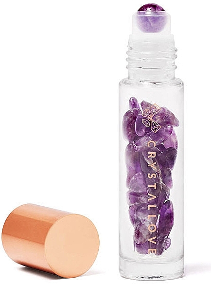 GESCENK! Flasche mit Amethystkristallen 10 ml - Crystallove — Bild N1