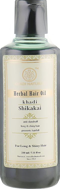 Natürliches Haaröl mit Shikakai - Khadi Natural Ayurvedic Shikakai Hair Oil — Bild N1