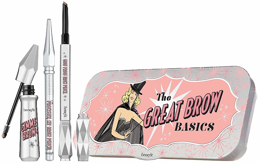 Augenbrauen-Set (Augenbrauengel 3g + Augenbrauenstift 0.17g + Mini-Augenbrauenstift 0.04g) - Benefit The Great Brow Basics 