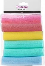 Düfte, Parfümerie und Kosmetik Lockenwickler-Papilloten 9253 breit Variante 1 mehrfarbig 6 St. - Donegal Sponge Rollers