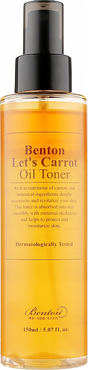 Zweiphasen-Toner mit Karottenöl - Benton Let’s Carrot Oil Toner — Bild N1