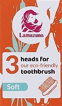 Ersatzkopf für Zahnbürste Lamazuna weich 3 St. - Lamazuna — Bild N1