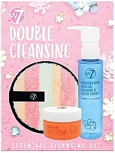 Düfte, Parfümerie und Kosmetik Gesichtspflegeset - W7 Double Cleansing Essentials (Gel 120ml + Balsam 70g + Zubehör)