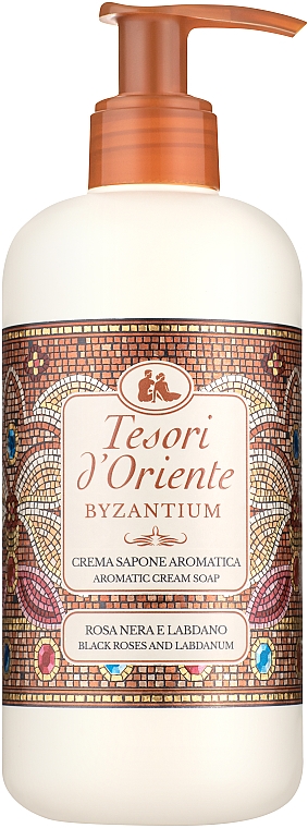 Tesori d`Oriente Byzantium - Creme-Seife mit schwarzen Rosen und Labdanum — Bild N1