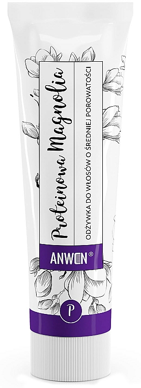 Conditioner für Haare mit mittlerer Porosität - Anwen Protein Magnolia (in Tube) — Bild N1