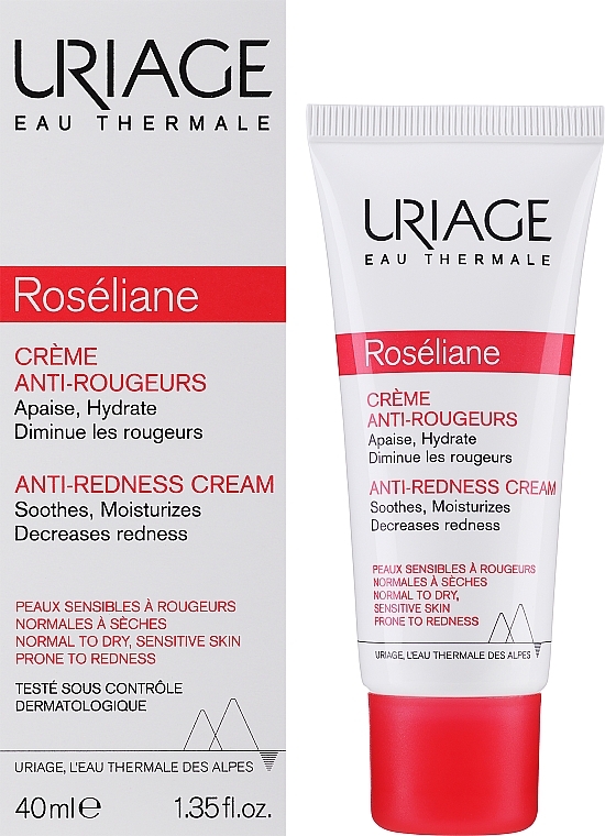 Anti-Rötungen Gesichtscreme für empfindliche Haut - Uriage Sensitive Skin Roseliane Anti-Redness Cream — Bild N2