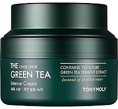 Düfte, Parfümerie und Kosmetik Intensive Feuchtigkeitscreme für das Gesicht mit Grüntee-Extrakt - Tony Moly The Chok Chok Green Tea Intense Cream