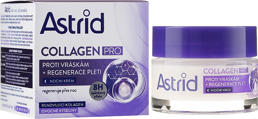 Anti-Falten-Nachtcreme - Astrid Collagen Pro Night Cream — Bild N1