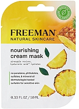 Düfte, Parfümerie und Kosmetik Pflegende Crememaske mit Ananas und Hyaluronsäure - Freeman Natural Skincare Nourishing Pineapple & Hyaluronic Acid Cream Mask