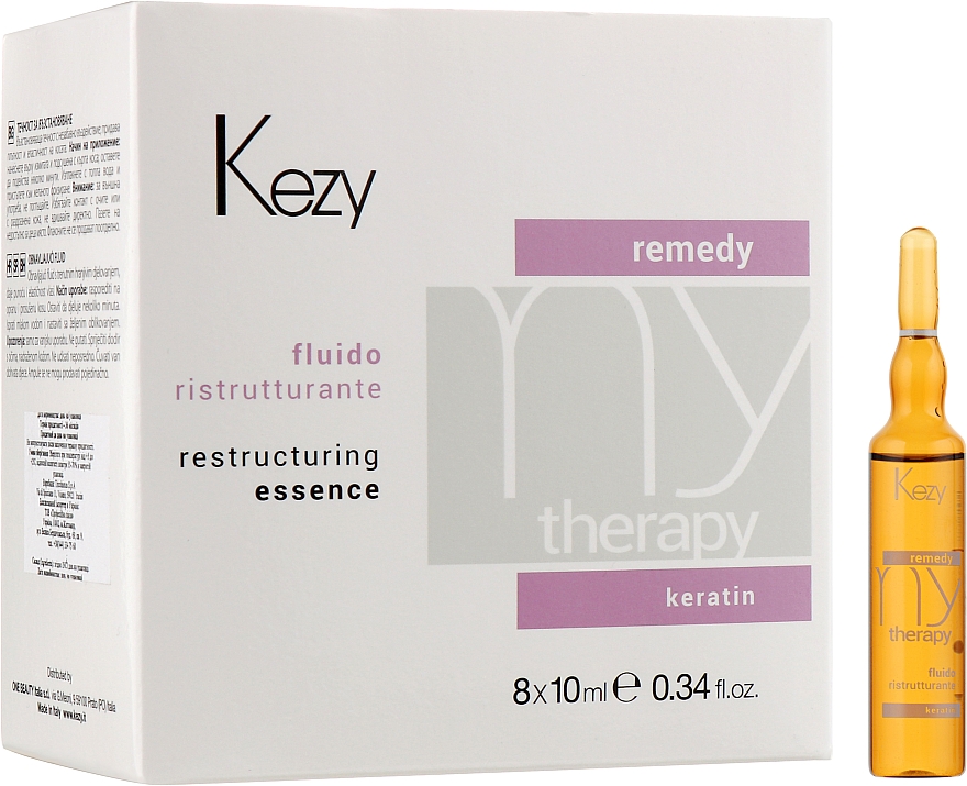 Revitalisierende Haarproteinampullen - Kezy Remedy Restructuring Essence — Bild N2