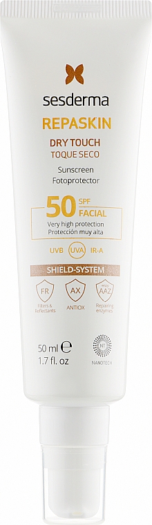 Sonnenschutzcreme für das Gesicht - SesDerma Laboratories Repaskin Facial Sunscreen Fotoprotector SPF50 — Bild N1