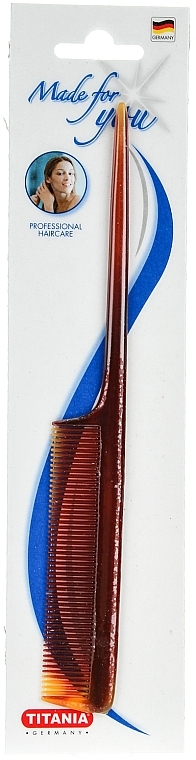 Haarkamm mit Griff 20,5 cm - Titania Havannah — Foto N2
