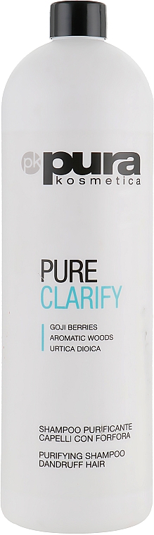 Beruhigendes Anti-Schuppen Haarshampoo mit Brennnessel und Goji-Beere - Pura Kosmetica Pure Clarify Shampoo — Bild N3