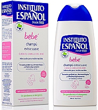 Mildes Babyshampoo - Instituto Español Bebe Extra Soft Shampoo Newborn Baby Skin Care  — Bild N1