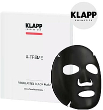 Düfte, Parfümerie und Kosmetik Regulierende schwarze Tuchmaske für das Gesicht - Klapp X-Treme Regulating Black Mask