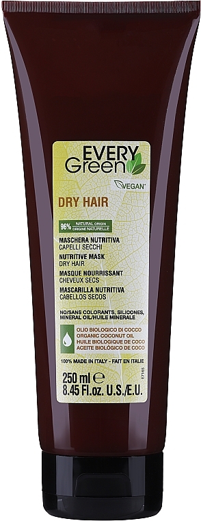 Pflegende Haarmaske für trockenes Haar mit Karitébutter, Sojaprotein und Mandelöl - EveryGreen Dry Hair Nutritive Mask — Bild N1