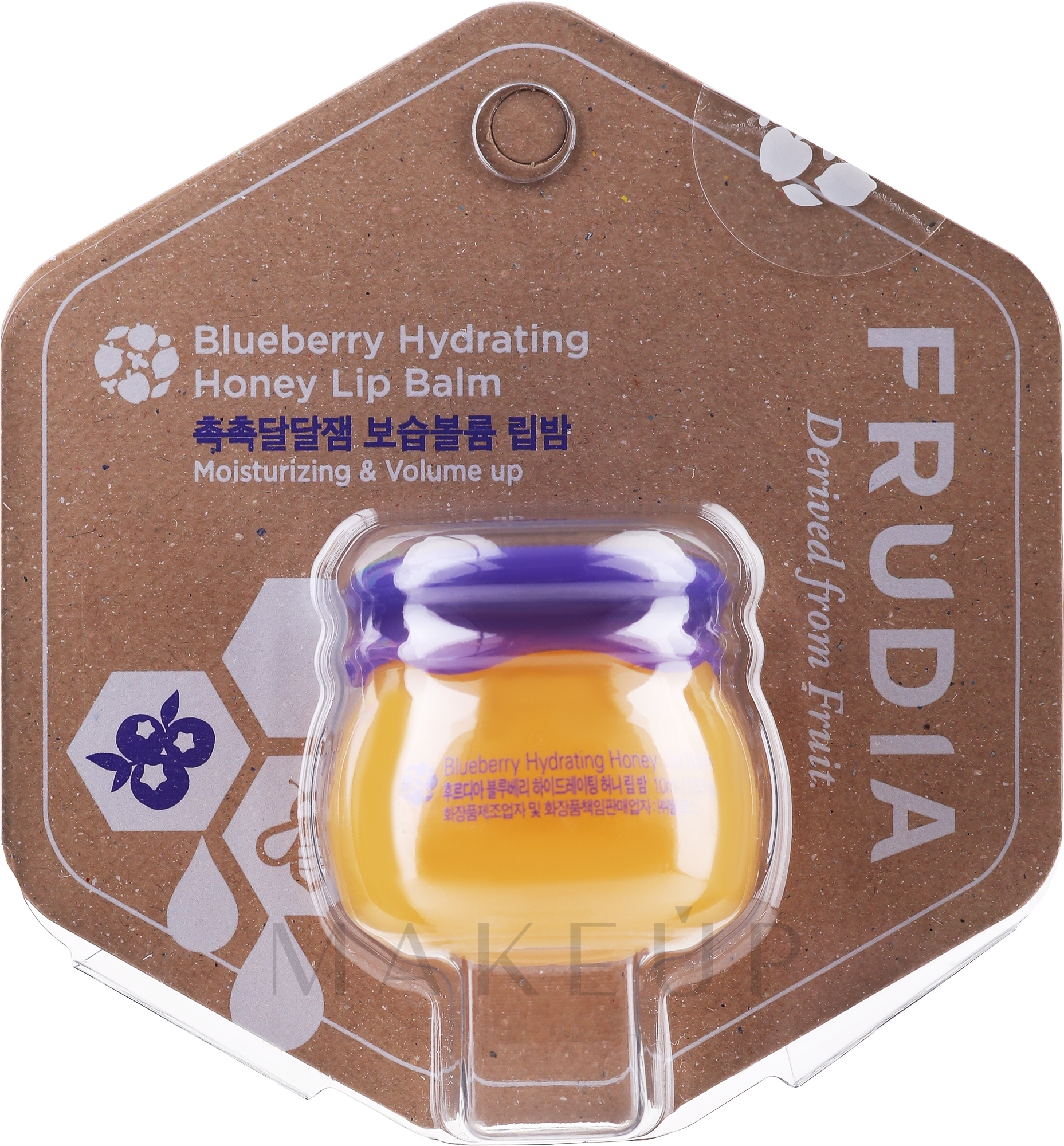 Feuchtigkeitsspendender Lippenbalsam - Frudia Hydrating Blueberry Honey Lip Balm — Foto 10 ml
