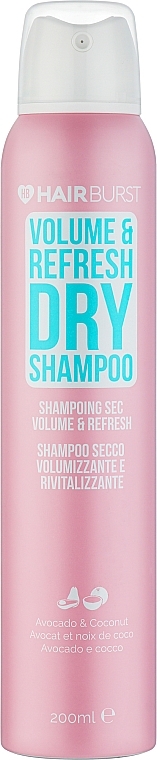 Erfrischendes Trockenshampoo für mehr Volumen - Hairburst Volume & Refresh Dry Shampoo — Bild N3