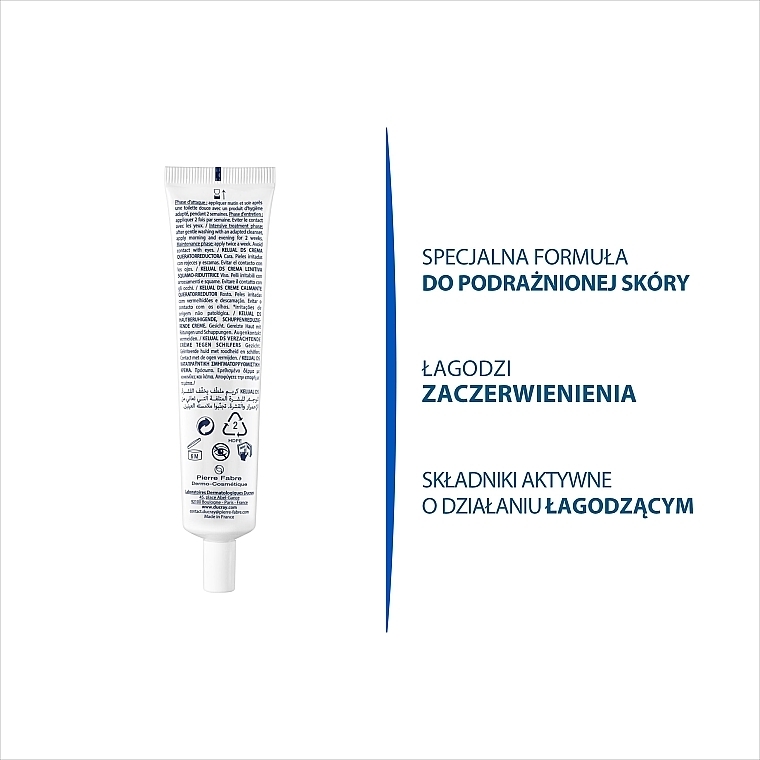 Gesichtscreme bei seborrhoischem Ekzem - Ducray Kelual Ds Squamo-Reducing Soothing Cream — Bild N8