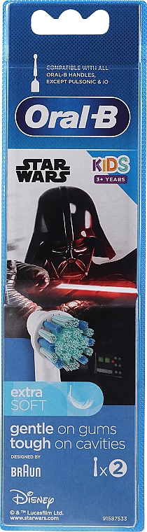 Zahnbürstenkopf für elektrische Zahnbürste Star Wars 2 St. - Oral-B Kids Star Wars — Bild N1