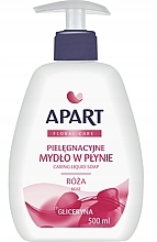 Düfte, Parfümerie und Kosmetik Flüssige Cremeseife mit Spender Rosa - Apart Natural Floral Care Rose Liquid Soap