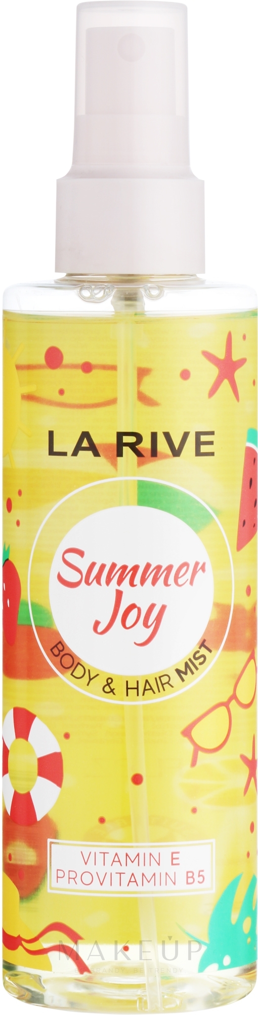 Duftspray für Haare und Körper Summer Joy - La Rive Body & Hair Mist — Bild 200 ml