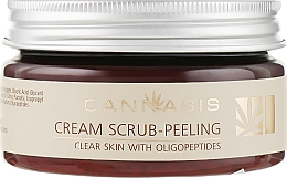 Düfte, Parfümerie und Kosmetik Creme-Peeling mit Oligopeptiden und Cannabisextrakt - Cannabis Cream Scrub-peeling