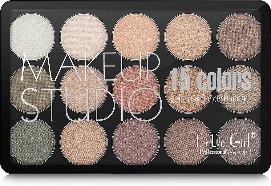 Augen-Make-up-Palette - DoDo Girl 15 Colors Diamond Eyeshadow Palette Makeup Studio — Bild N2