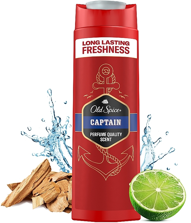 2in1 Duschgel & Shampoo "Captain" - Old Spice Captain Shower Gel — Bild N5