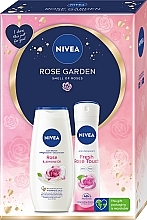 NIVEA Rose Garden (Duschgel 250ml + Deospray 150ml) - Körperpflegeset — Bild N1