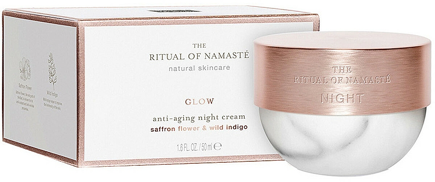 Anti-Aging Nachtcreme mit Safranblume und wildem Indigo - Rituals The Ritual Of Namaste Glow Anti-Aging Night Cream — Bild N1