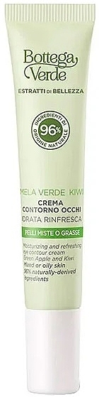 Augencreme mit grünem Apfel und Kiwi - Bottega Verde Beauty Extracts Green Apple & Kiwi Eye Contour Cream — Bild N1