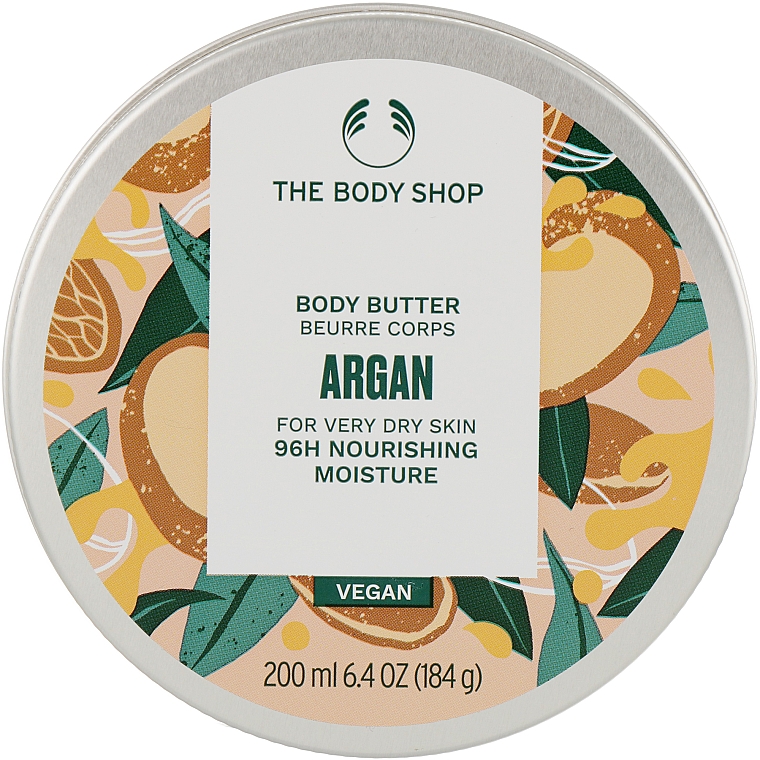 Pflegende Körperbutter mit Arganöl - The Body Shop Argan Body Butter Vegan — Bild N1