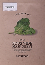 Düfte, Parfümerie und Kosmetik Feuchtigkeitsspendende Tuchmaske für das Gesicht mit Grünkohl-Extrakt - Skinfood Kale Sous Vide Mask Sheet