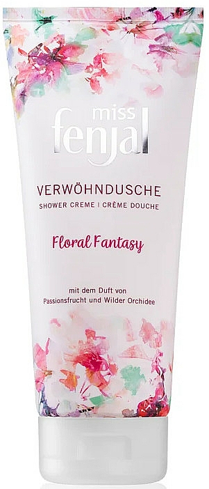 Duschcreme mit Duft von Passionsfrucht und wilder Orchidee - Fenjal Floral Fantasy Shower Creme — Bild N1