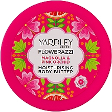 Körperöl mit Magnolienextrakt - Yardley Flowerazzi Magnolia & Pink Orchid Moisturising Body Butter — Bild N1