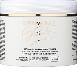 Maske für kühle Blondtöne - Medavita Blondie Ice Blonde Enhancing Deep Mask — Bild N4