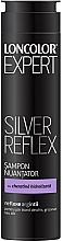 Anti-Gelb Shampoo für blondes, graues und weißes Haar mit Kaschmirprotein und Keratin - Loncolor Expert Silver Reflex Shampoo — Bild N1