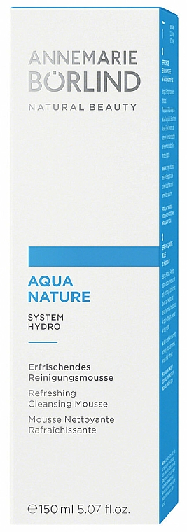 Erfrischendes Reinigungsmousse für das Gesicht - Annemarie Borlind Aquanature Refreshing Cleansing Mousse — Bild N2