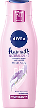 Milchshampoo mit Mandelmilch und Magnolia-Extrakt - Nivea Hair Milk Natural Shine Ph-Balace Shampoo — Bild N1