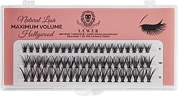 Düfte, Parfümerie und Kosmetik Wimpernbüschel 9 mm, 10 mm, 11 mm, C, 60 St. - Lewer Natural Lash Maximum Volume Hollywood