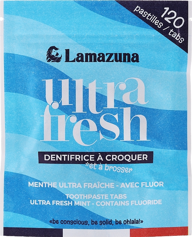 Zahnreinigungstabletten Feldminze mit Fluor - Lamazuna Toothtablets — Bild N1
