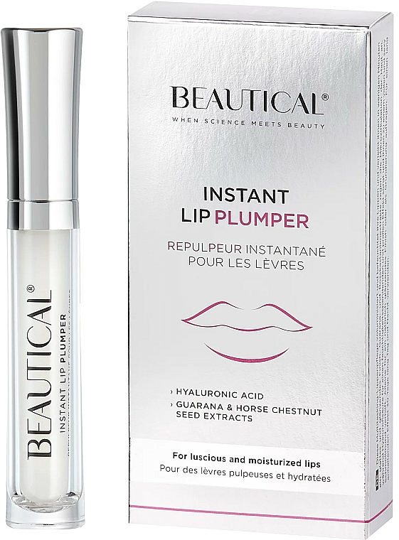Feuchtigkeitsspendendes Lippenserum zur Vergrößerung mit Hyaluronsäure - Beautical Instant Lip Plumper For Luscious And Moisturized Lips — Bild N1
