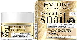 Regenerierende Gesichtscreme mit Schneckenschleimfiltrat 70+ - Eveline Cosmetics Royal Snail 70+ — Bild N1