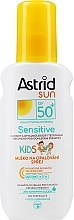 Düfte, Parfümerie und Kosmetik Baby-Sonnenschutzspray für empfindliche Haut SPF 50 - Astrid Sun Sensitive Kids