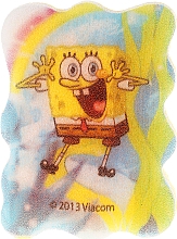 Kinder-Badeschwamm SpongeBob blau-gelb - Suavipiel Sponge Bob Bath Sponge — Bild N2